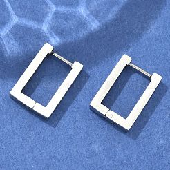 Tarnish Resistant 304 Stainless Steel Huggie Hoop Earrings&nbsp;X-STAS-R115-21P
