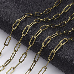 Brass Paperclip Chains&nbsp;CHC-S008-001B-AB