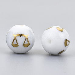 Electroplate Glass Beads&nbsp;EGLA-S178-11I-02