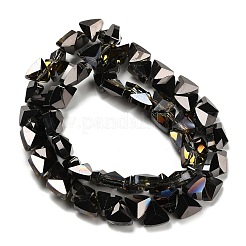 Electroplate Glass Beads Strands&nbsp;EGLA-P066-02A-HP01
