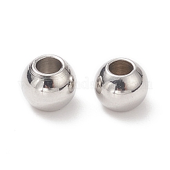 Tarnish Resistant 304 Stainless Steel Round Spacer Beads&nbsp;STAS-N020-18C