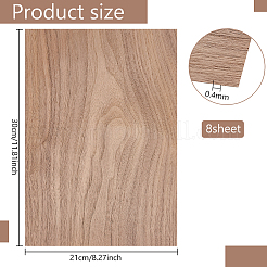 Walnut Wood Sheet&nbsp;DIY-WH0542-15