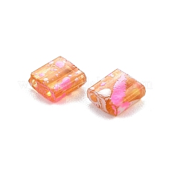 2-Hole Transparent Glass Seed Beads&nbsp;LS-SEED-S023-30C-14