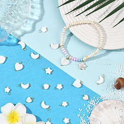 50Pcs Natural Freshwater Shell Pendants&nbsp;FIND-SC0020-74