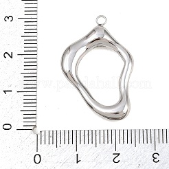 Hollow 304 Stainless Steel Pendants&nbsp;STAS-Z194-01P