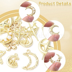 20Pcs 10 Styles Alloy Pendants&nbsp;FIND-FS0003-07