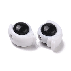 Two-tone Acrylic Beads&nbsp;OACR-U003-03