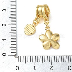 Brass Micro Pave Clear Cubic Zirconia Pendants&nbsp;CU-CBA4231-03A-G