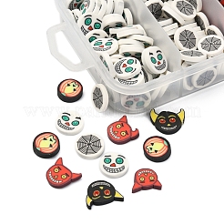 5 Style Halloween Handmade Polymer Clay Cabochons&nbsp;CLAY-YW0001-58