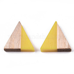 Translucent Resin & Wood Cabochons&nbsp;LS-CRES-N028-001A-A07
