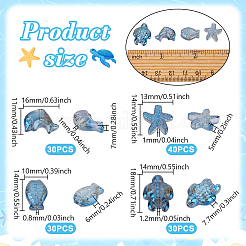 130Pcs 4 Styles Electroplate Glass Beads&nbsp;EGLA-NB0001-31