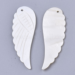 Natural Freshwater Shell Pendants&nbsp;X-SHEL-R047-22