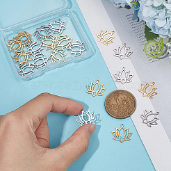 20Pcs 2 Colors 304 Stainless Steel Pendants&nbsp;STAS-UN0048-32