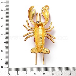 Alloy Enamel Pendants&nbsp;FIND-I053-01G-02