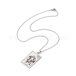 Non-Tarnish 304 Stainless Steel Cable Chain Necklaces with Lobster Claw Clasp&nbsp;NJEW-JN04204