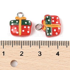 Christmas Theme Opaque Resin Pendants&nbsp;RESI-S08-01D