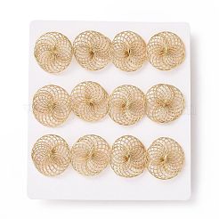 Ion Plating(IP) 304 Stainless Steel Overlapping Intertwined Entwined Rings Stud Earrings for Women&nbsp;STAS-E154-01G