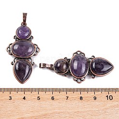 Natural & Synthetic Mixed Gemstone Pendants&nbsp;G-Q158-04-AB