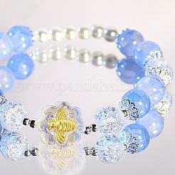 60Pcs 12 Colors Transparent Spray Painted Glass Beads&nbsp;GLAA-CJ0001-85