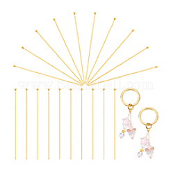 20Pcs 925 Sterling Silver Head Pins&nbsp;STER-PH0003-20
