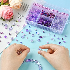 DIY Acrylic & Seed Beaded Stretch Bracelet Making Kit&nbsp;DIY-YW0008-80