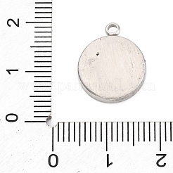 304 Stainless Steel Rhinestone Pendants&nbsp;STAS-S131-21P