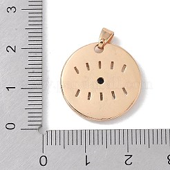 Brass Micro Pave Cubic Zirconia Pendants&nbsp;KK-P273-03KCG