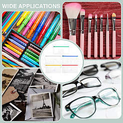 100Pcs 5 Colors A6 PVC Stationery Storage Pockets&nbsp;ABAG-PH0001-82