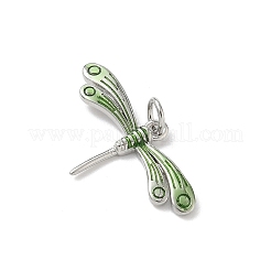 Insect Themes Brass Enamel Pendants&nbsp;KK-B155-01C-02P