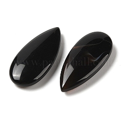 Natural Black Agate Cabochons&nbsp;G-B082-04