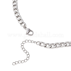 5MM 304 Stainless Steel Cuban Link Chain Necklaces&nbsp;NJEW-JN05849