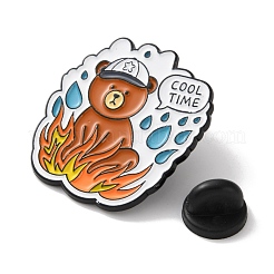 Flaming Animal Theme Enamel Brooches&nbsp;AL-I003-02EB-01