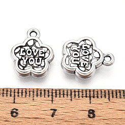 Tibetan Style Alloy Charms&nbsp;TIBE-N013-19AS