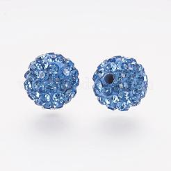 Polymer Clay Rhinestone Beads&nbsp;RB-K050-10mm-C23