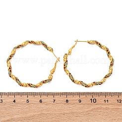 304 Stainless Steel Hoop Earrings&nbsp;EJEW-S250-03G