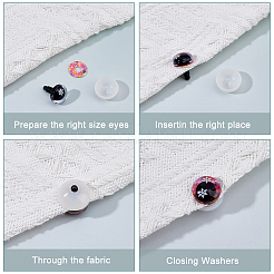 Resin Doll Eyes Cabochons&nbsp;DIY-FH0009-78