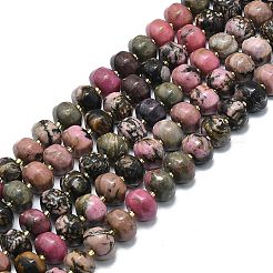 Natural Rhodonite Beads Strands&nbsp;G-P573-B07-01