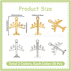 60Pcs 2 Colors Tibetan Style Alloy Pendants&nbsp;FIND-SC0020-92
