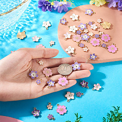 60Pcs 10 Styles Alloy Enamel Pendants&nbsp;ENAM-TA0005-66