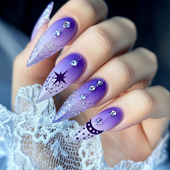 Stainless Steel DIY Nail Art Templates&nbsp;MRMJ-WH0092-097
