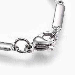 Tarnish Resistant 304 Stainless Steel Link Chain Bracelets&nbsp;X-BJEW-P239-04