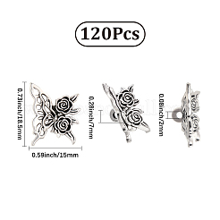 100Pcs Tibetan Styles Alloy Spacer Beads&nbsp;FIND-SC0020-12B
