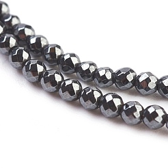 Non-Magnetic Synthetic Hematite Beads Strands&nbsp;HEMA-2D