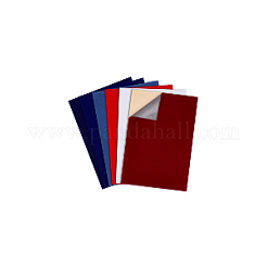 24Pcs 6 Colors Jewelry Flocking Cloth&nbsp;DIY-BC0013-25E