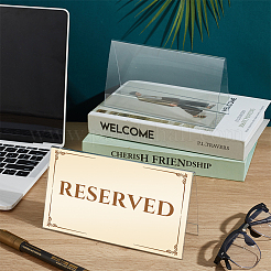 PET Name Plate Display Stand&nbsp;AJEW-WH0348-866A