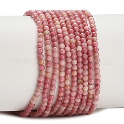Natural Rhodonite Beads Strands&nbsp;G-A322-A06-2mm