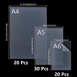 70Pcs 3 Styles Laminating Pouch Film Photo Protecting Sheets&nbsp;AJEW-NB0007-18