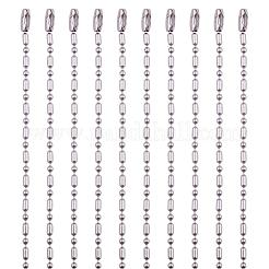 Tarnish Resistant 304 Stainless Steel Ball Chain Necklaces&nbsp;CHS-O007-C-2.4mm
