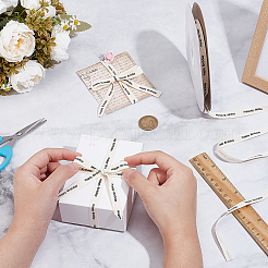 20M Cotton Happy Birthday Printed Ribbons&nbsp;SRIB-WH0001-03