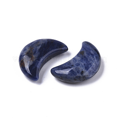 Moon Shape Natural Sodalite Healing Crystal Pocket Palm Stones&nbsp;X-G-T132-001B
